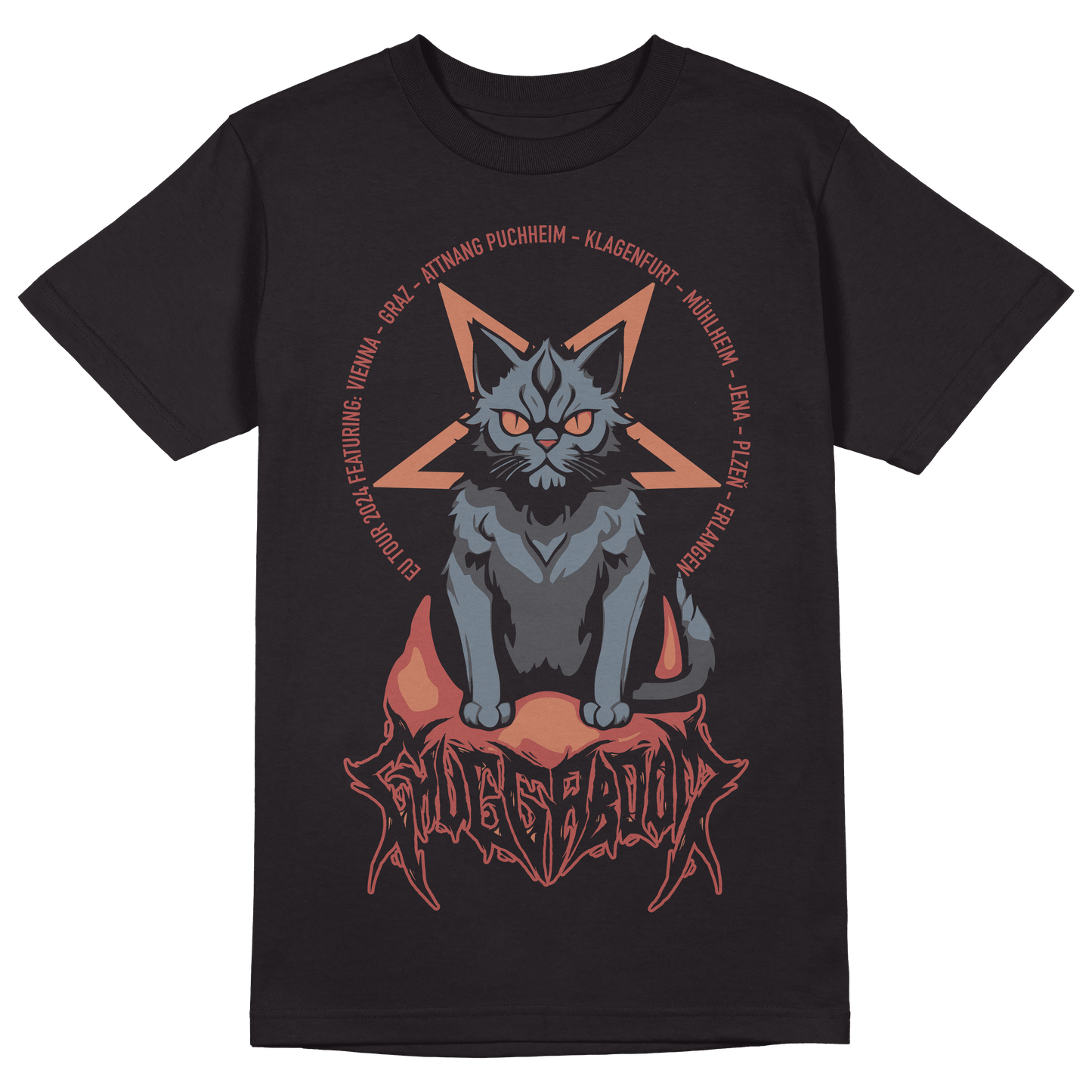 "böse Katze" EU Tour T-Shirt - PRE-ORDER